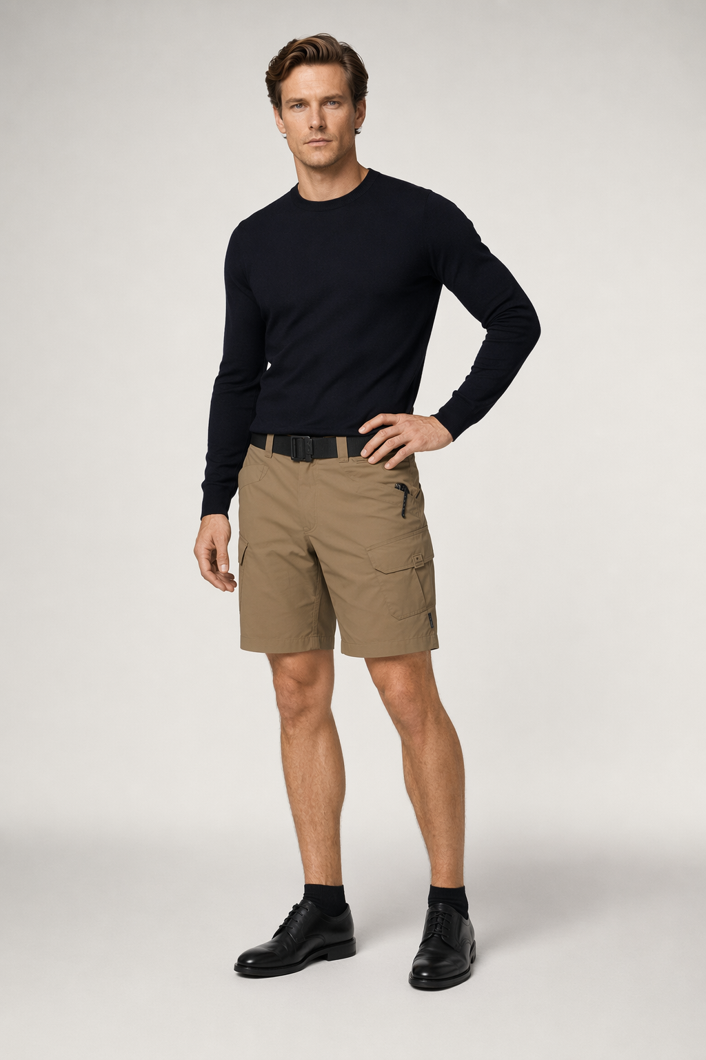 Efficient Outdoor Shorts for Men with Fast Drying Capability Brown
