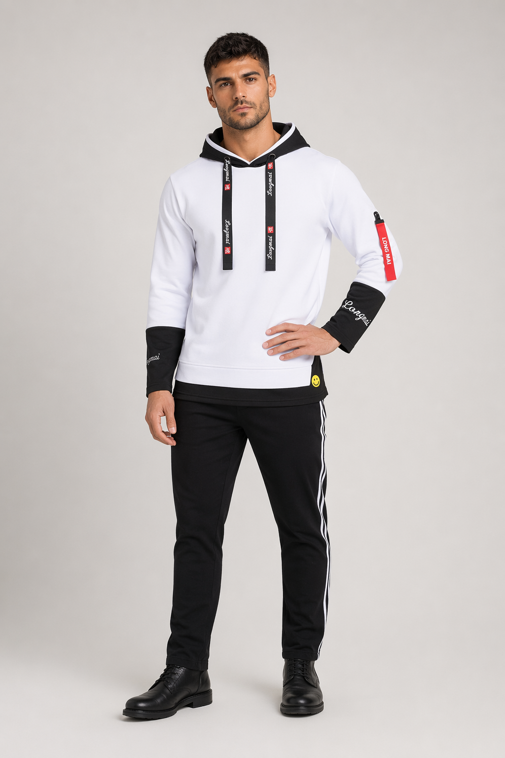 KPOP-Inspired Men's Fashion Hoodie White