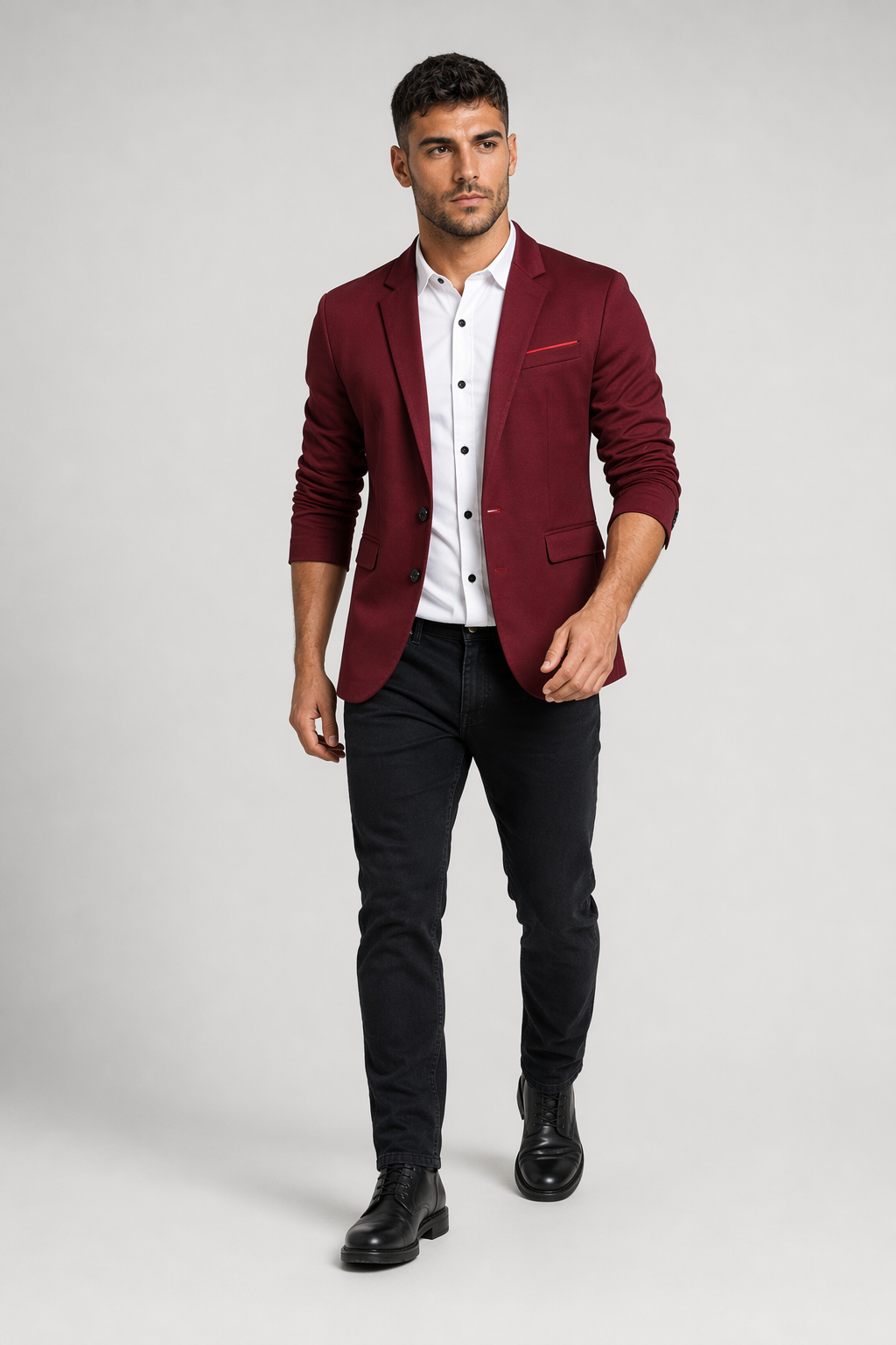 Casual Blazer for Men: Redefining Style with Ease Red