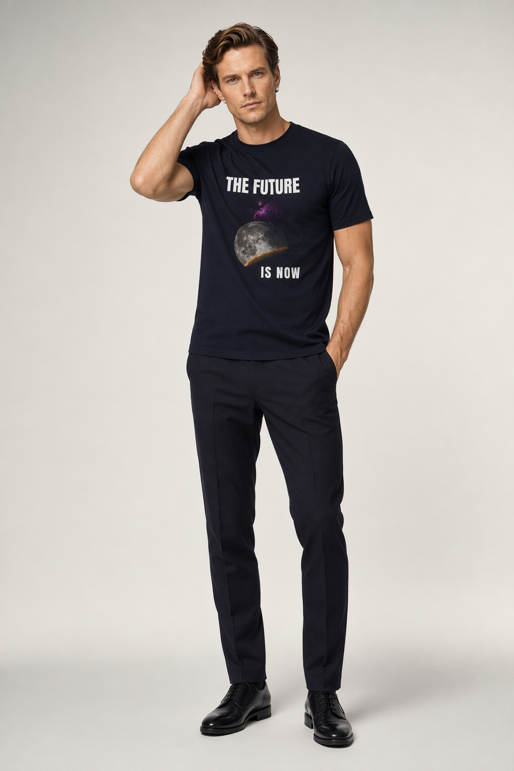 Men's Now or Never T-Shirt Navy