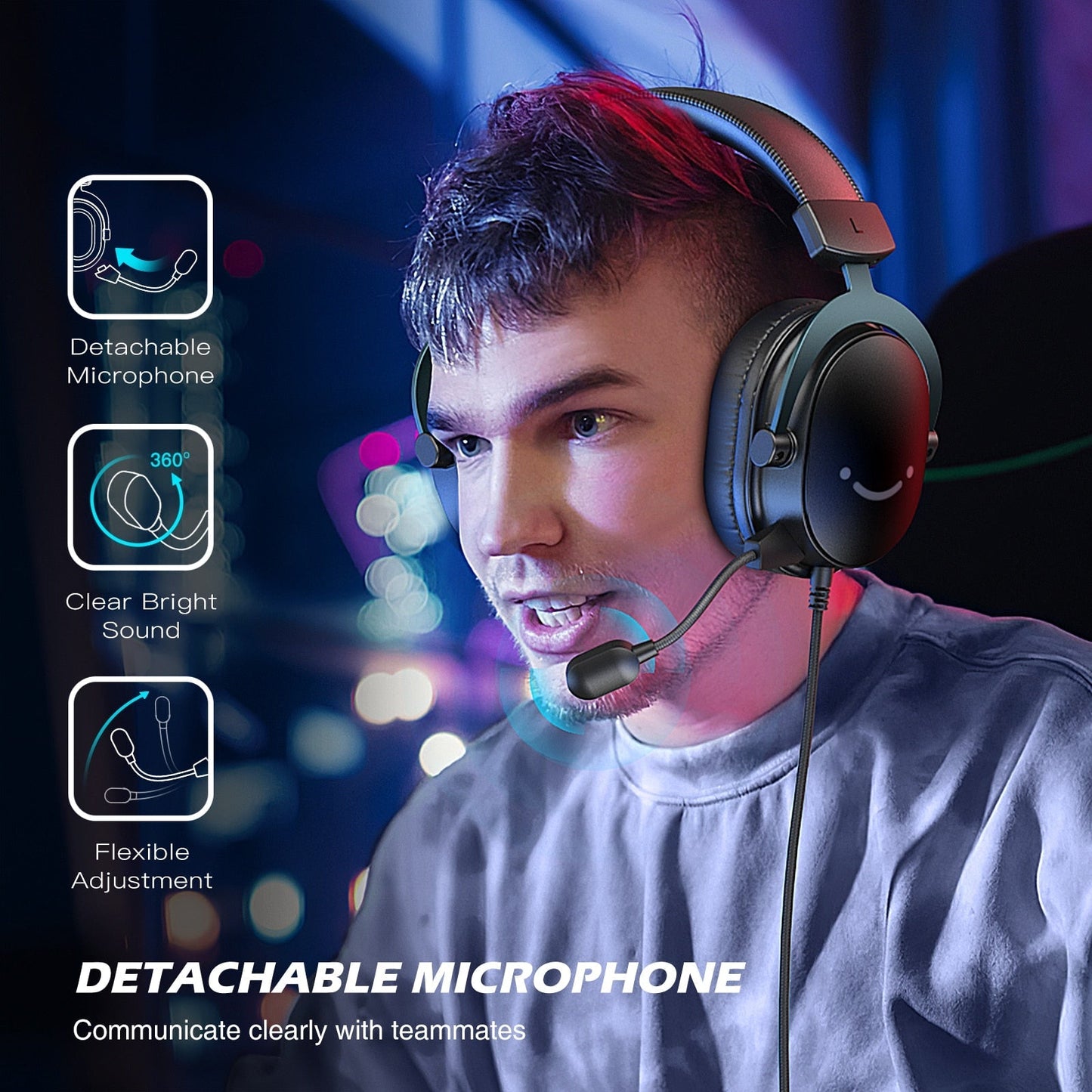 Dragon 9 Enhanced Gaming Headphones with Immersive 7.1 Surround Sound