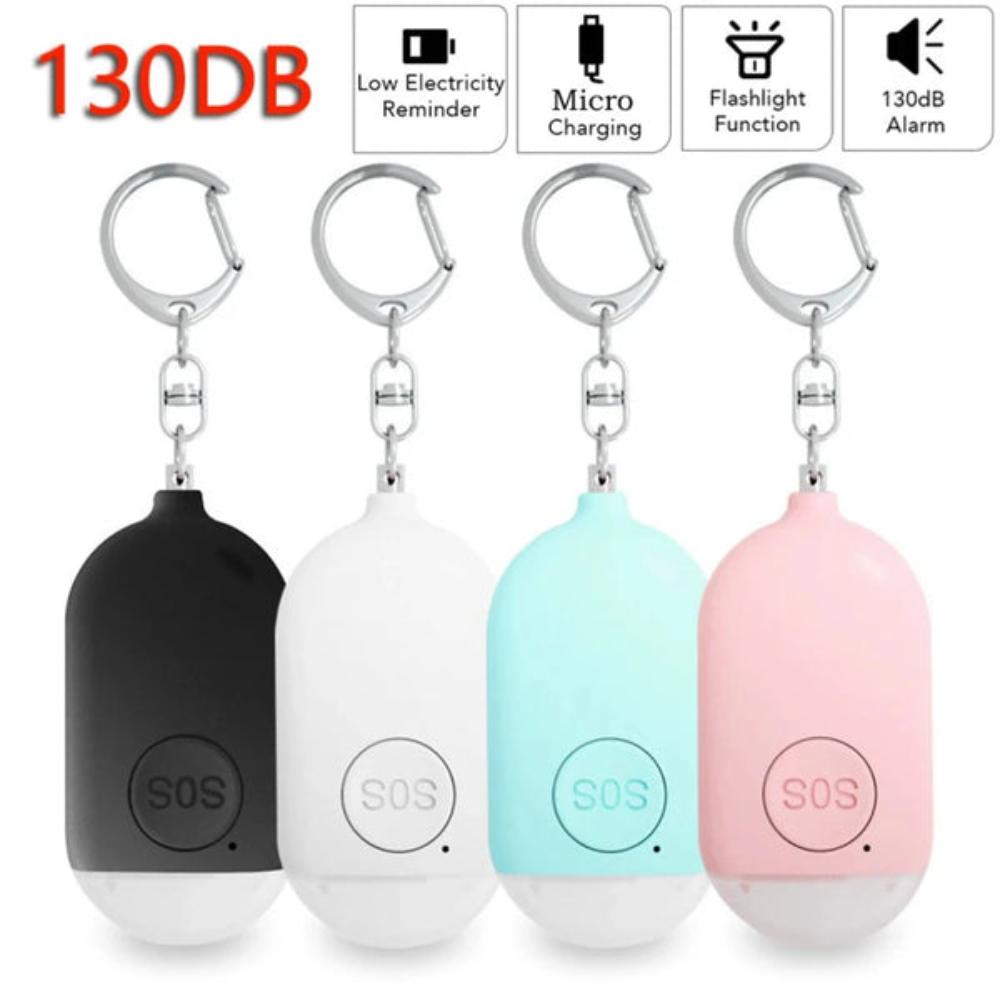 Safety Alarm with LED - Powerful 130dB Siren