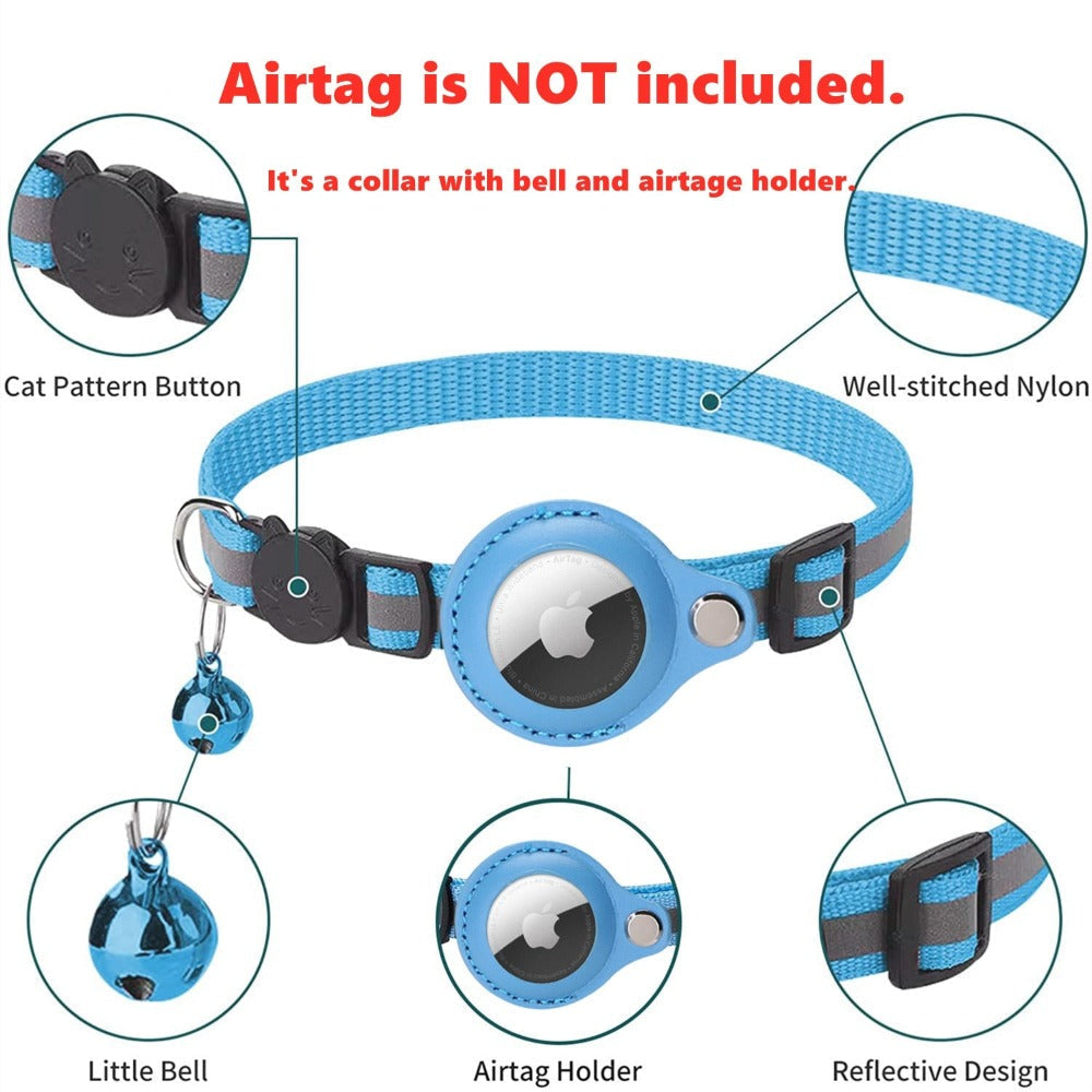 Reflective Pet Tag Holder for Feline and Canine Companions