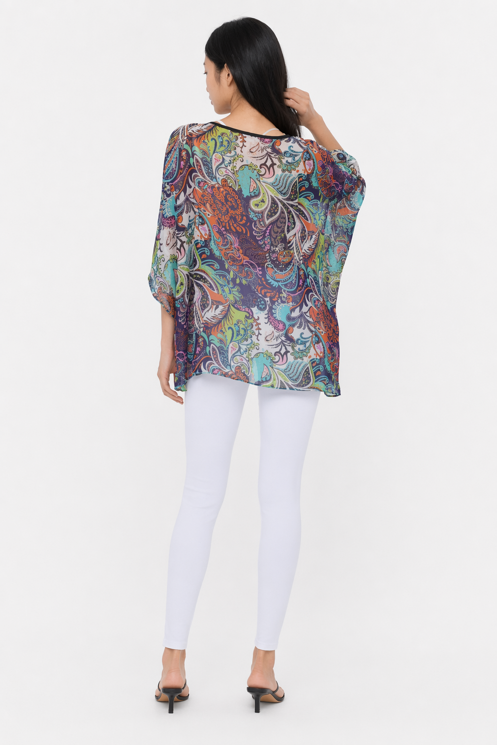 Floral Summer Tunic Top for Women Default