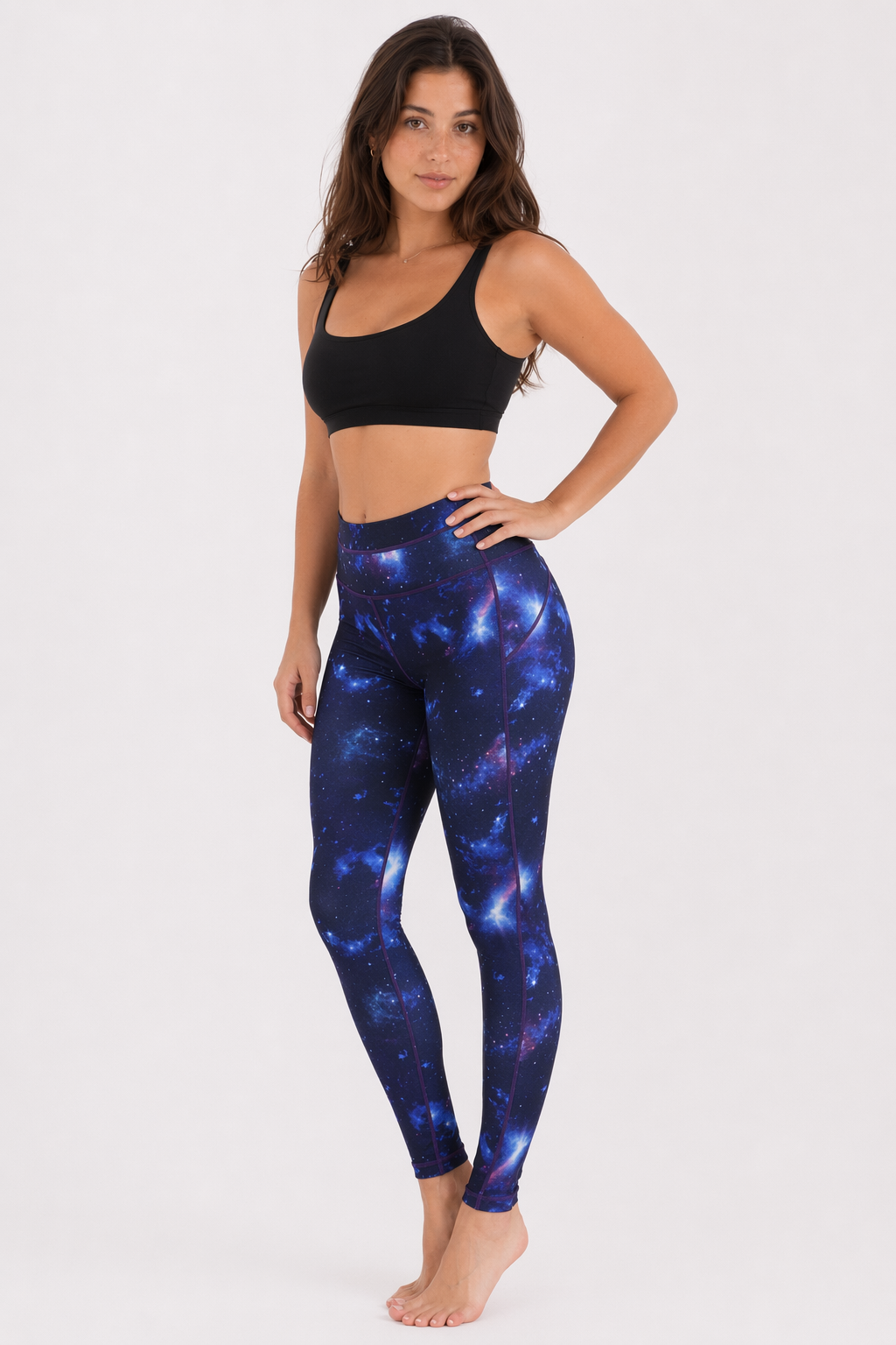 Yoga Leggings with Cosmic Design Default