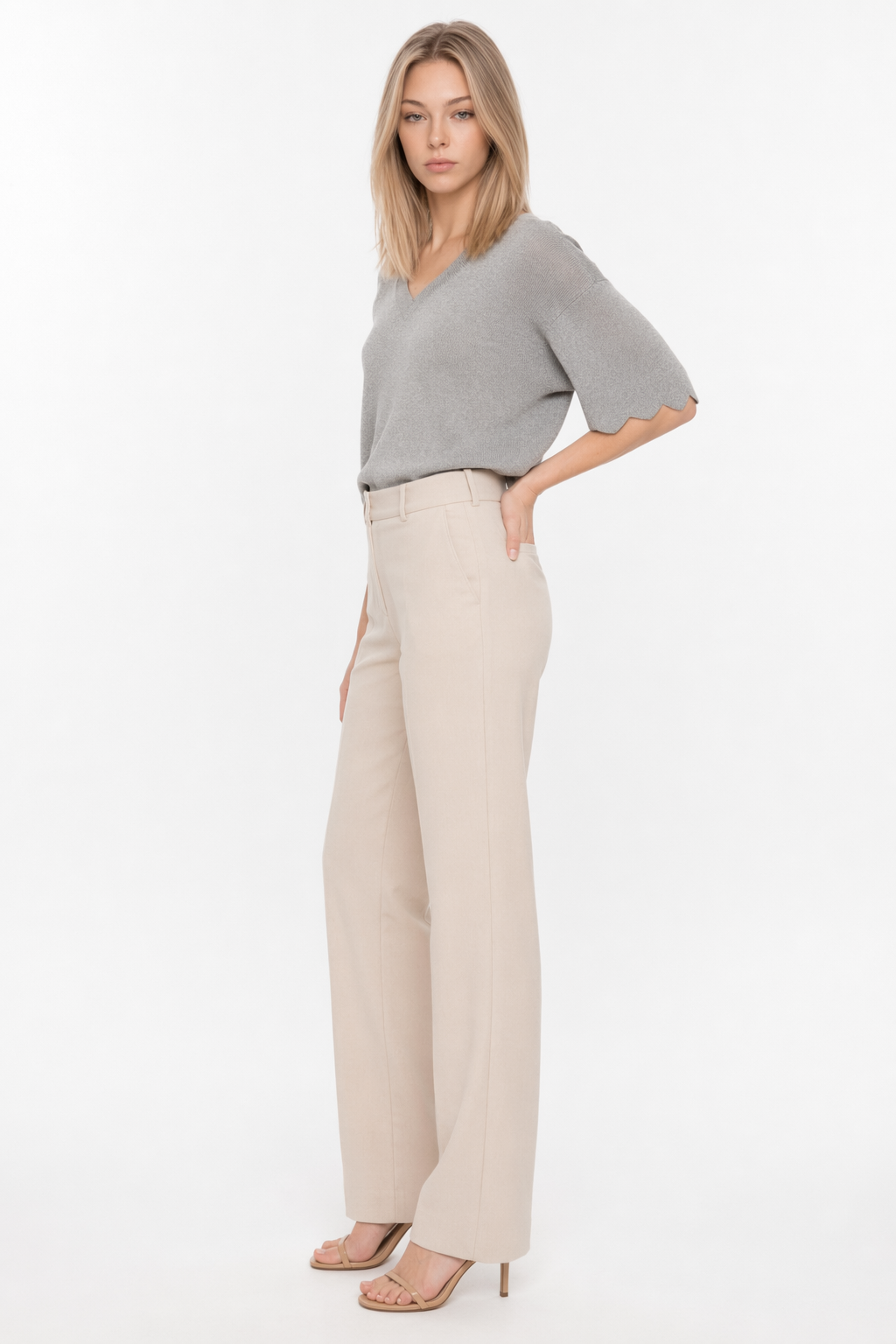 Lightweight Women's Knit Top with a Relaxed Fit Default
