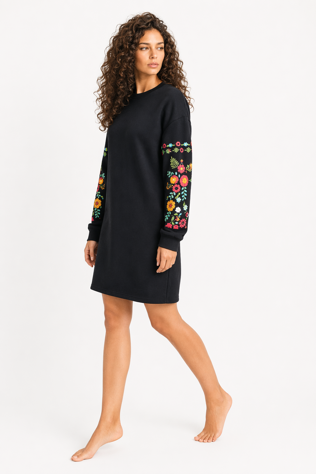 Floral Sleeve Women's Dress Default