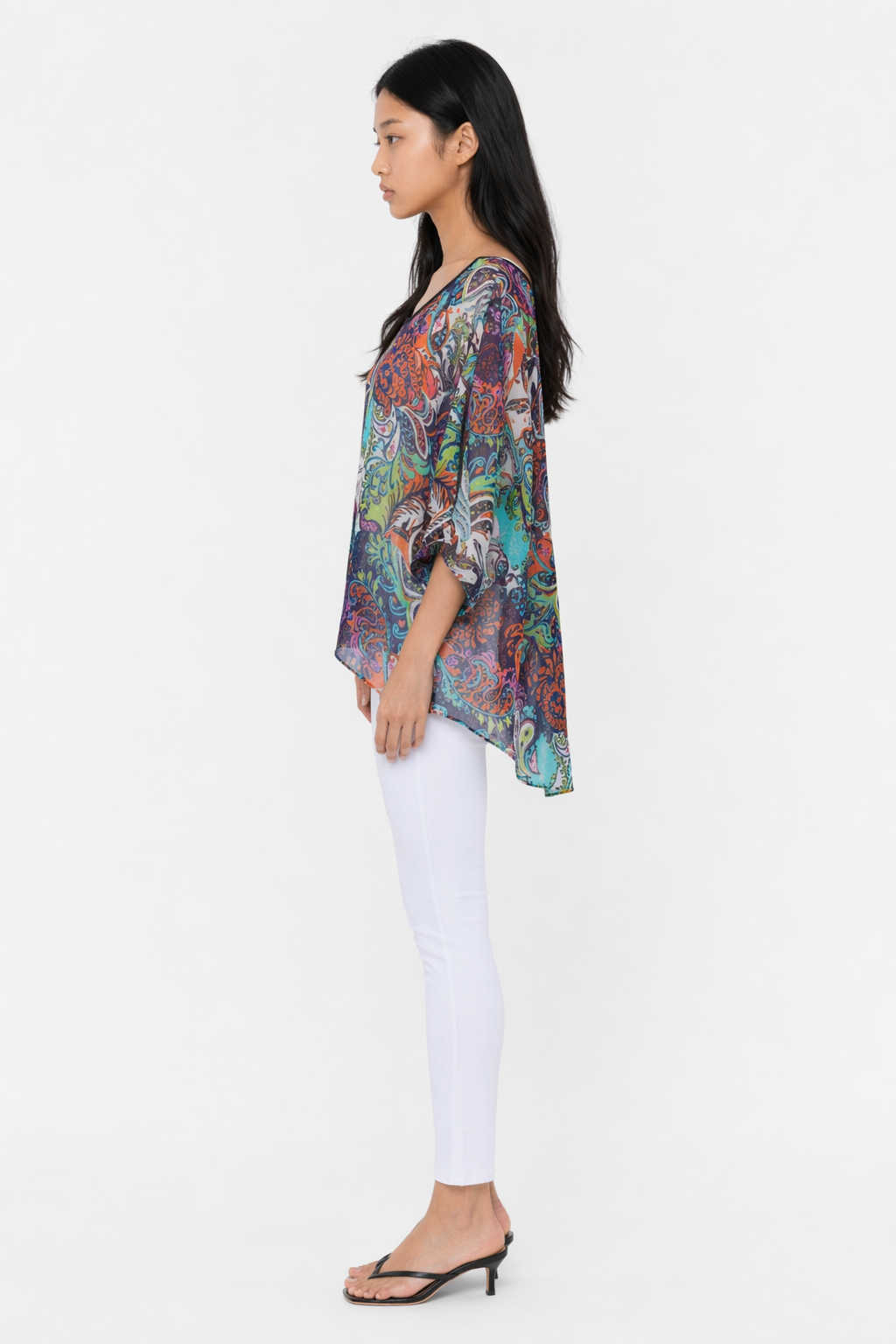 Floral Summer Tunic Top for Women Default