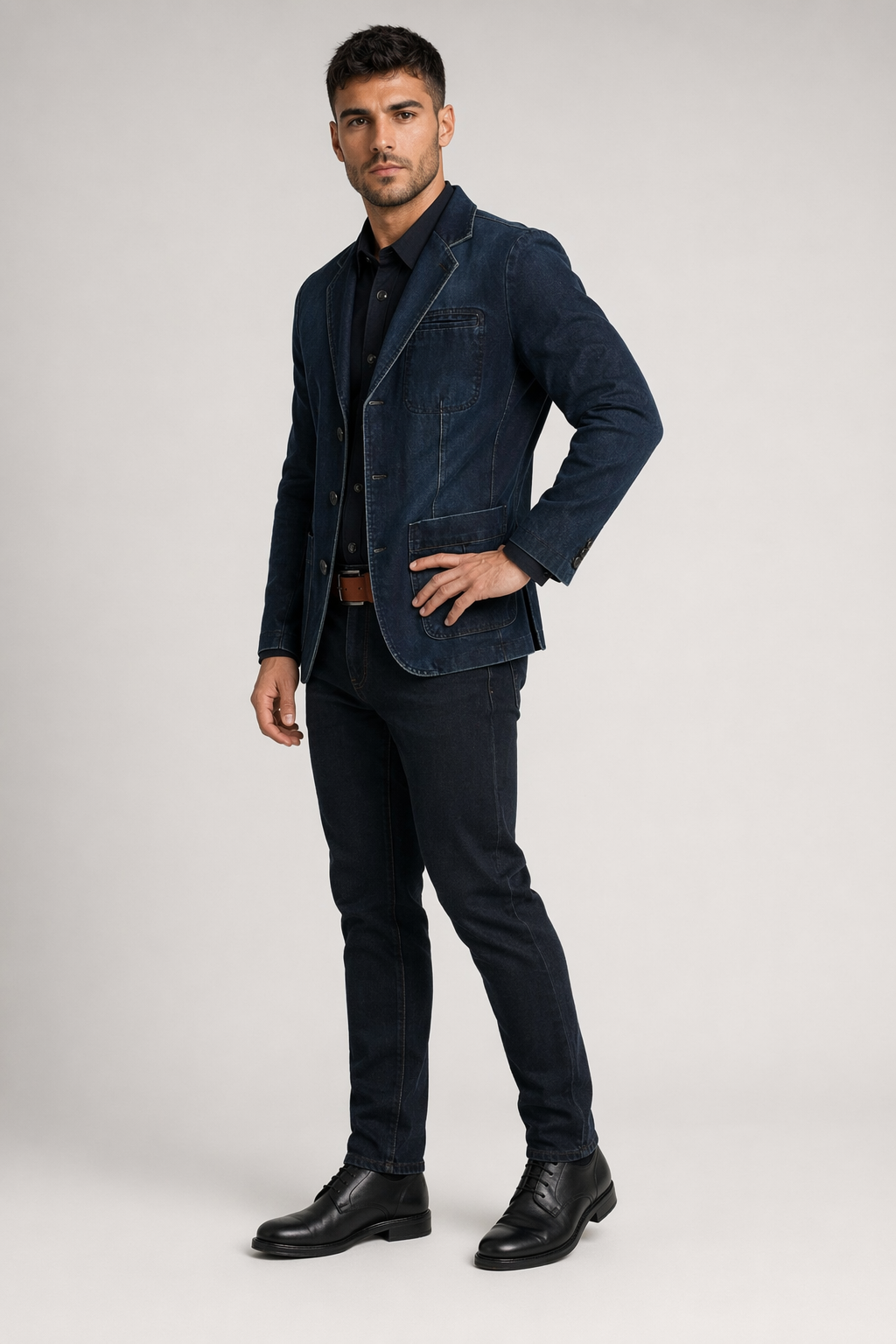 Denim Sports Jacket for Men Default