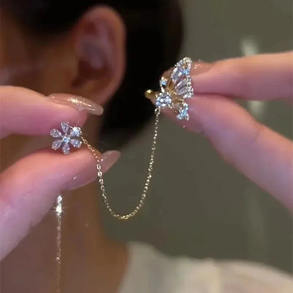 Faux Cuff Clip Drop Earring for a Striking Look
