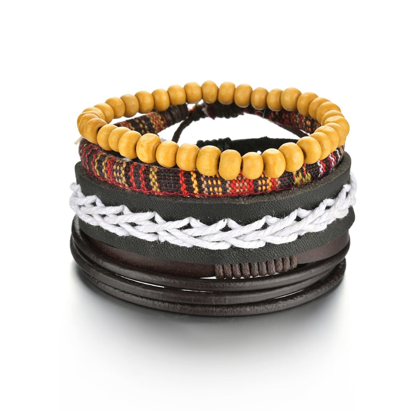 Gothic Layered Bracelet for Men