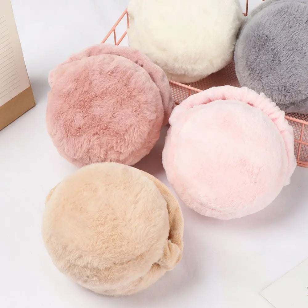 Fuzzy Ear Warmers for Winter