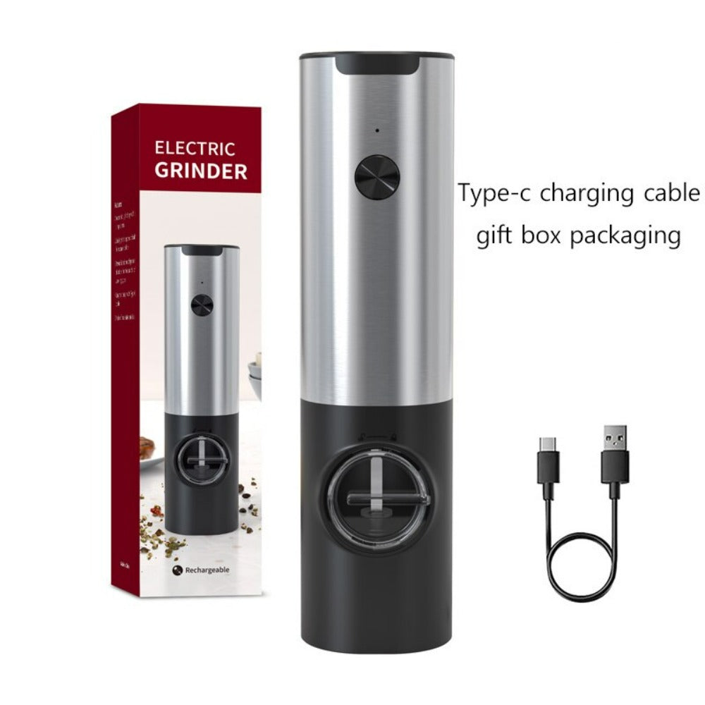 Electric Salt Mill Set with 2 Bottles