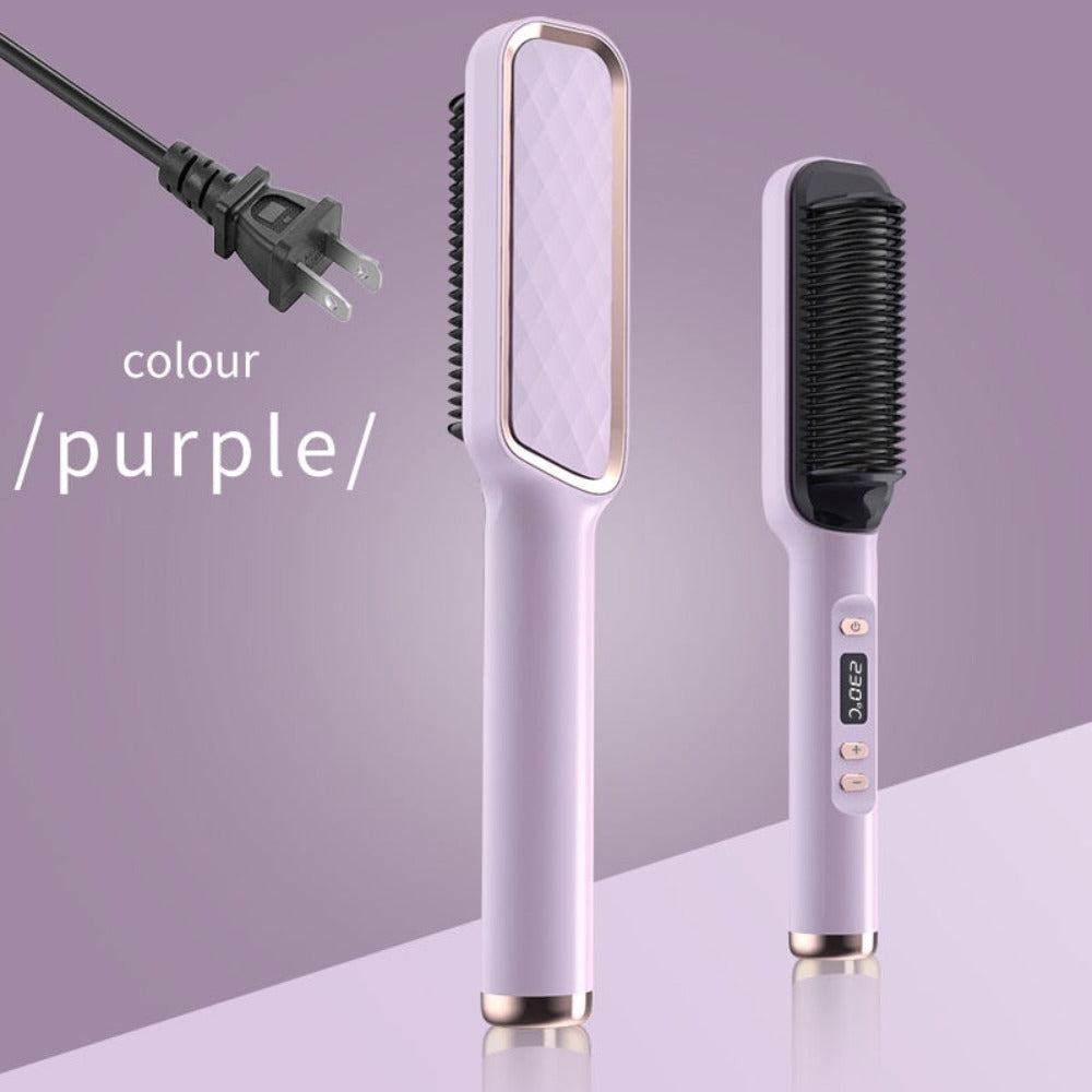 Electric Hair Brush Straightener by Coseey