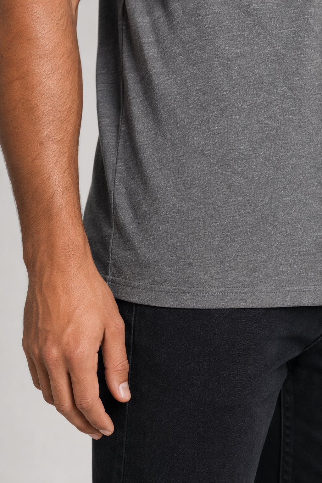 Vintage Men's Tee Shirt Deep Heather