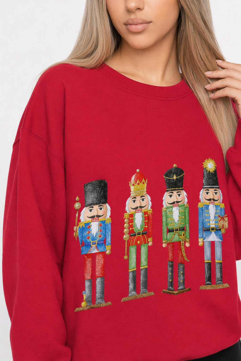 Women's Festive Sweater Red