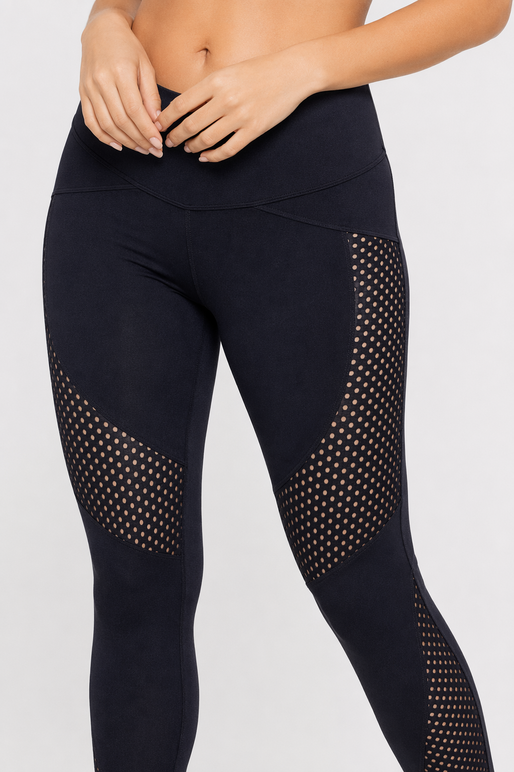 Stretchable Yoga Leggings with Slim Fit and High Waist Design Default