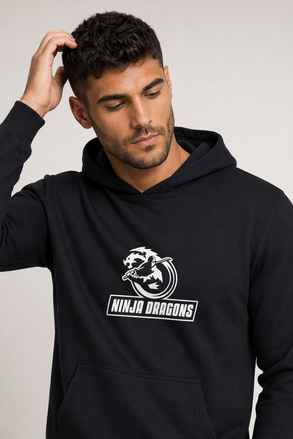 Hooded Sweatshirt with ND Logo Default