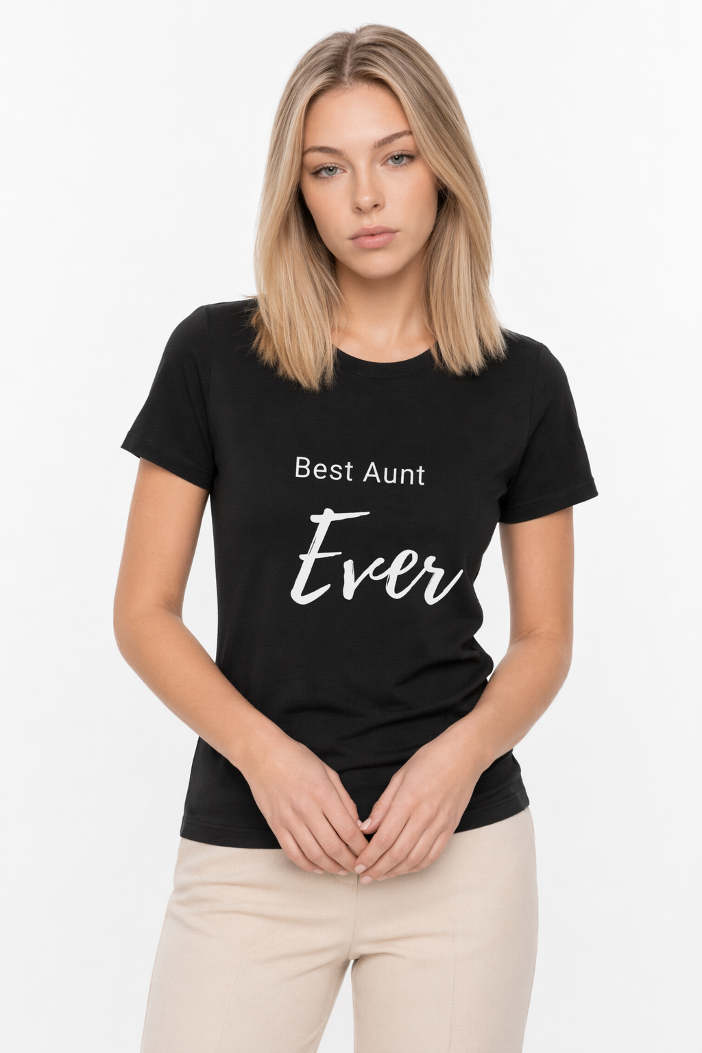 Black Logo T-Shirt for the Greatest Aunt Default