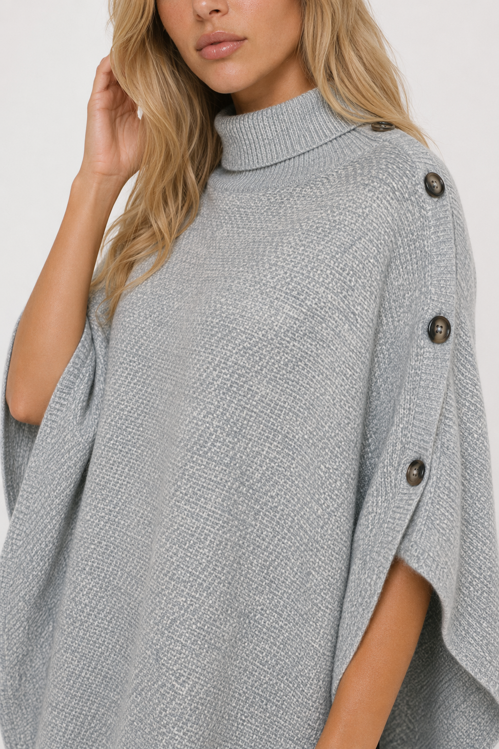 Comfortable Women's Poncho Sweater Default