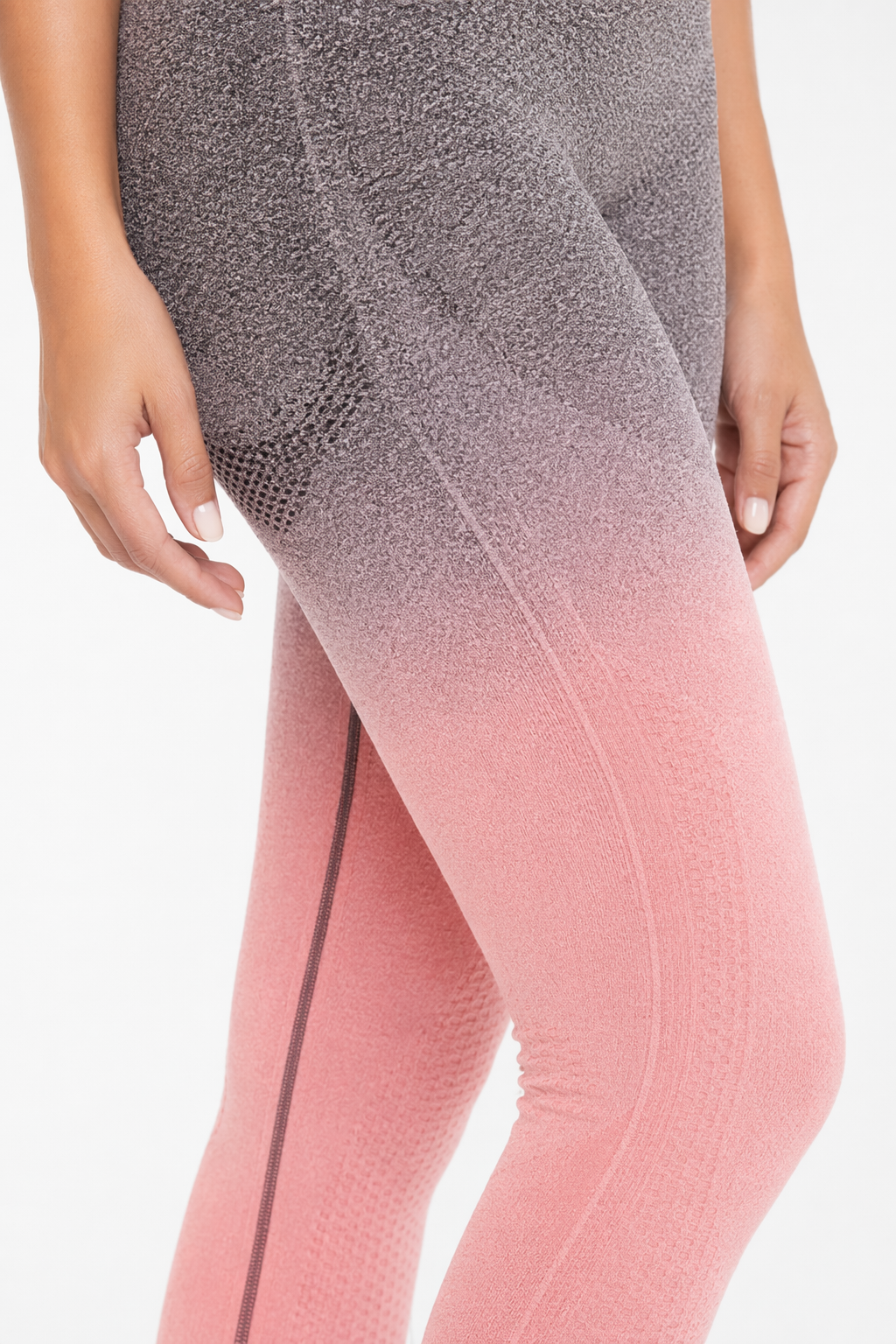 Push-Up Control Yoga Leggings without Seams Pink