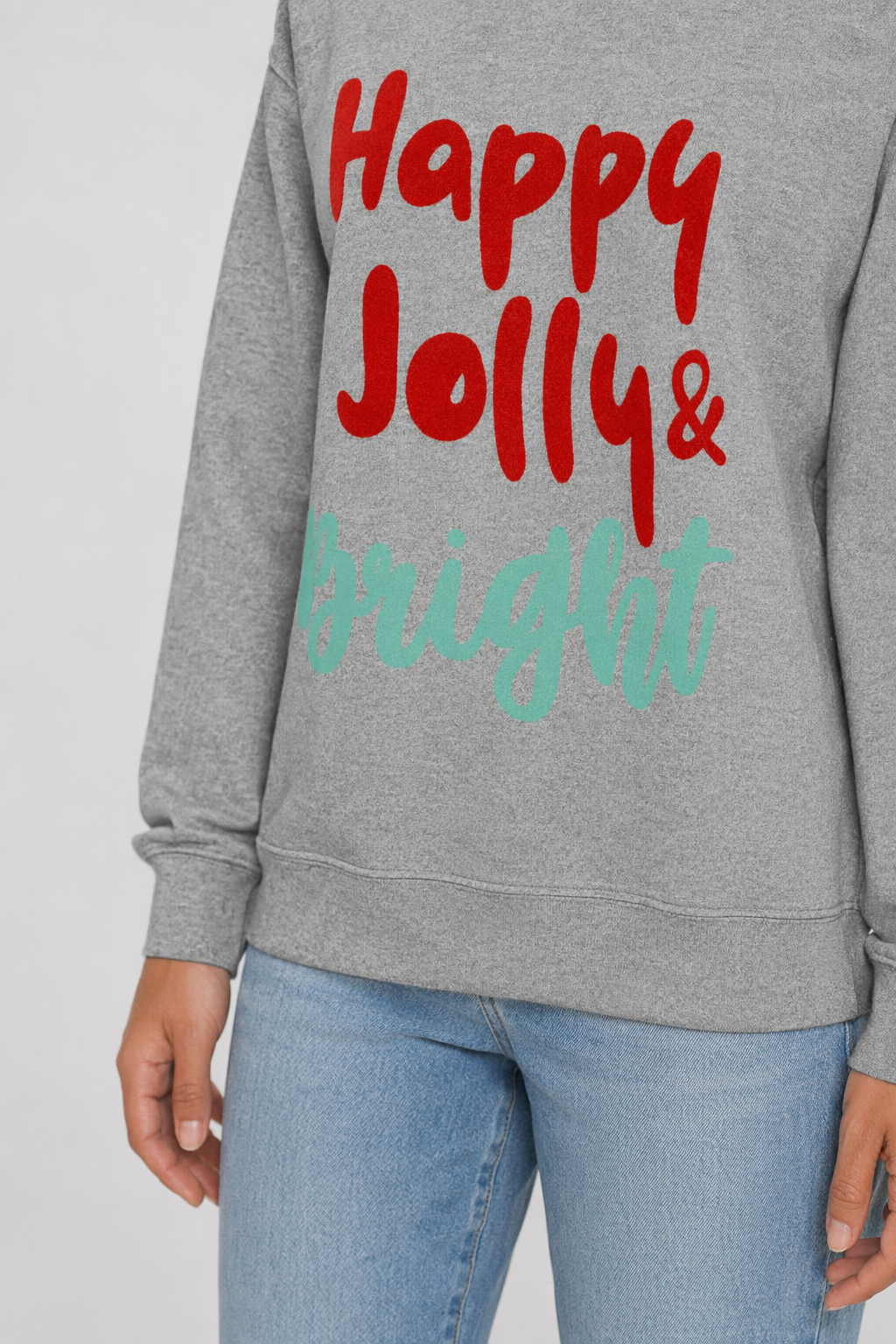 Women's Joyful and Vibrant Sweatshirt Sport Grey