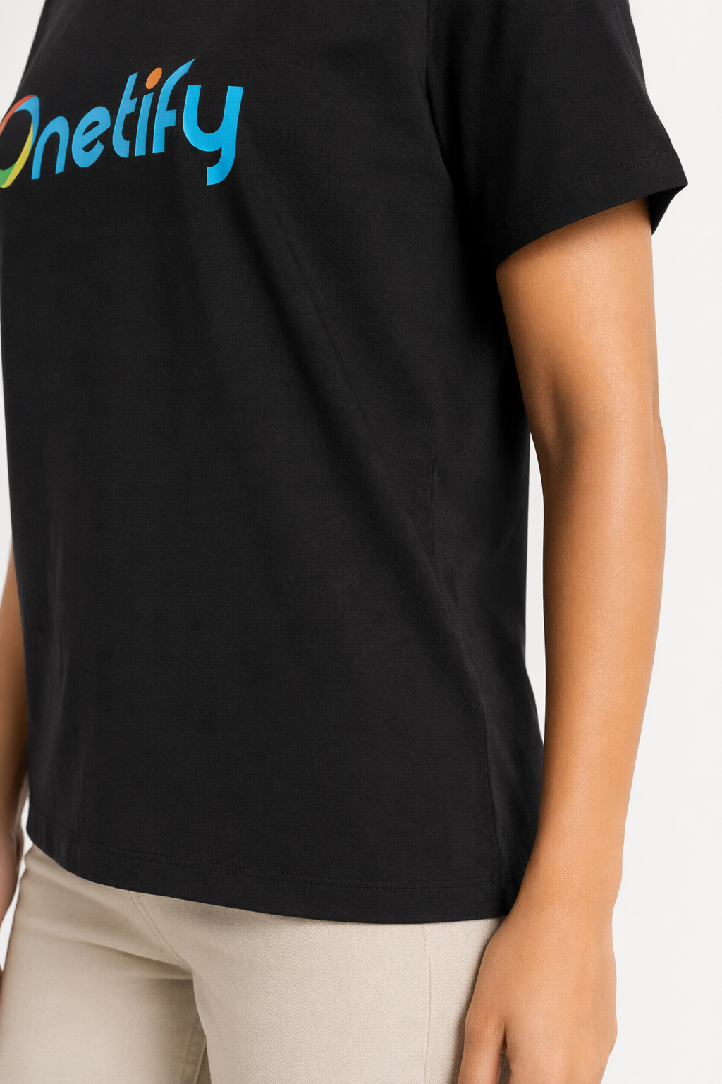 Short Sleeve Jersey T-Shirt - Clear Product Core Meaning Black