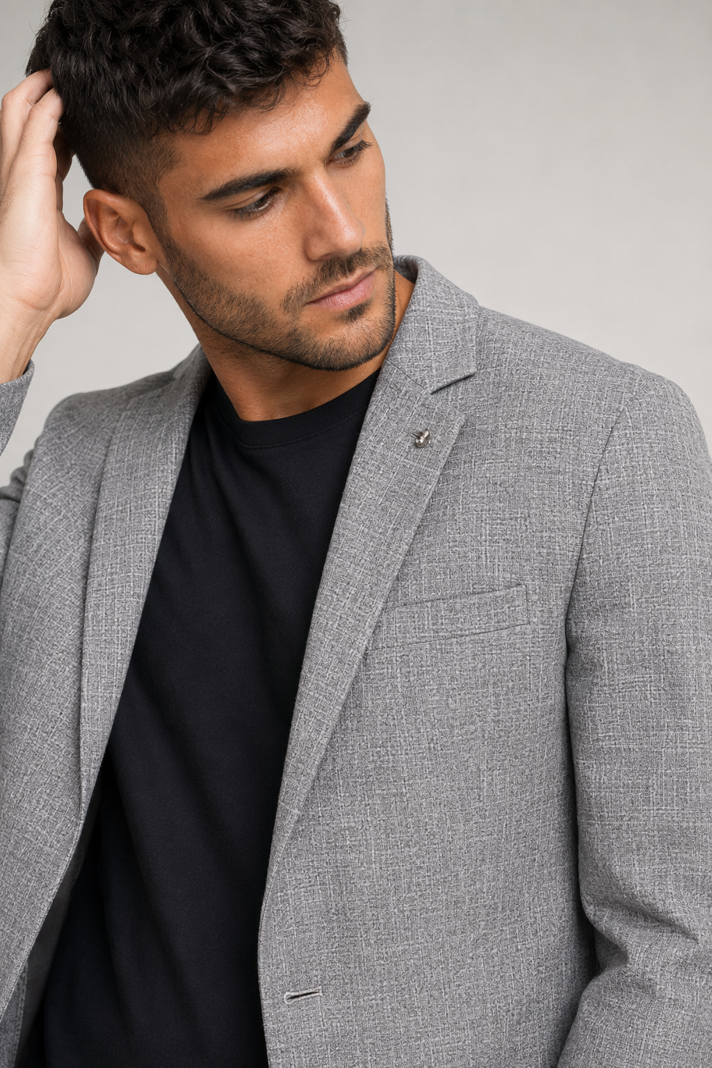 Everyday Casual Men's Jacket Gray