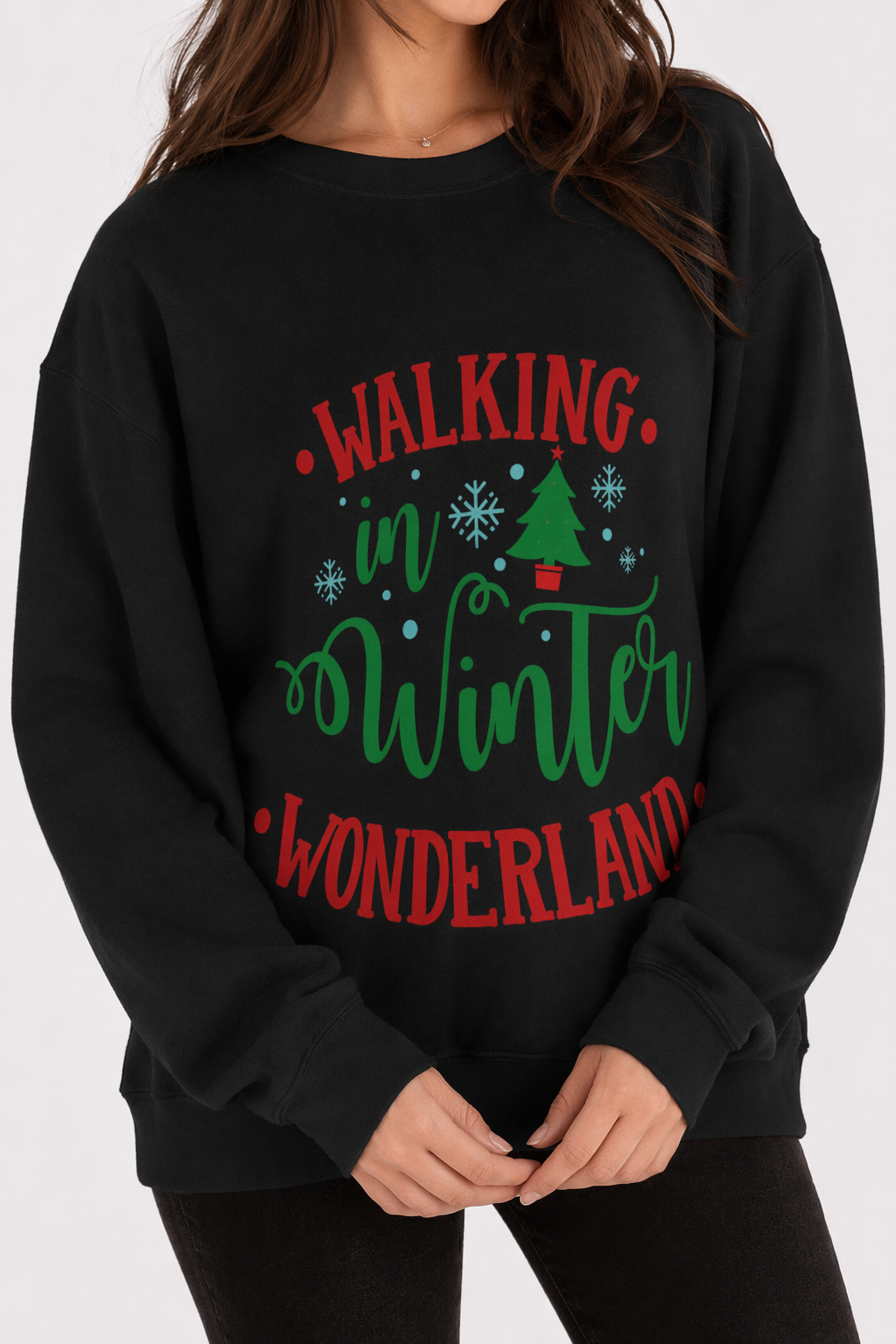 Winter Delight Women's Sweatshirt Black