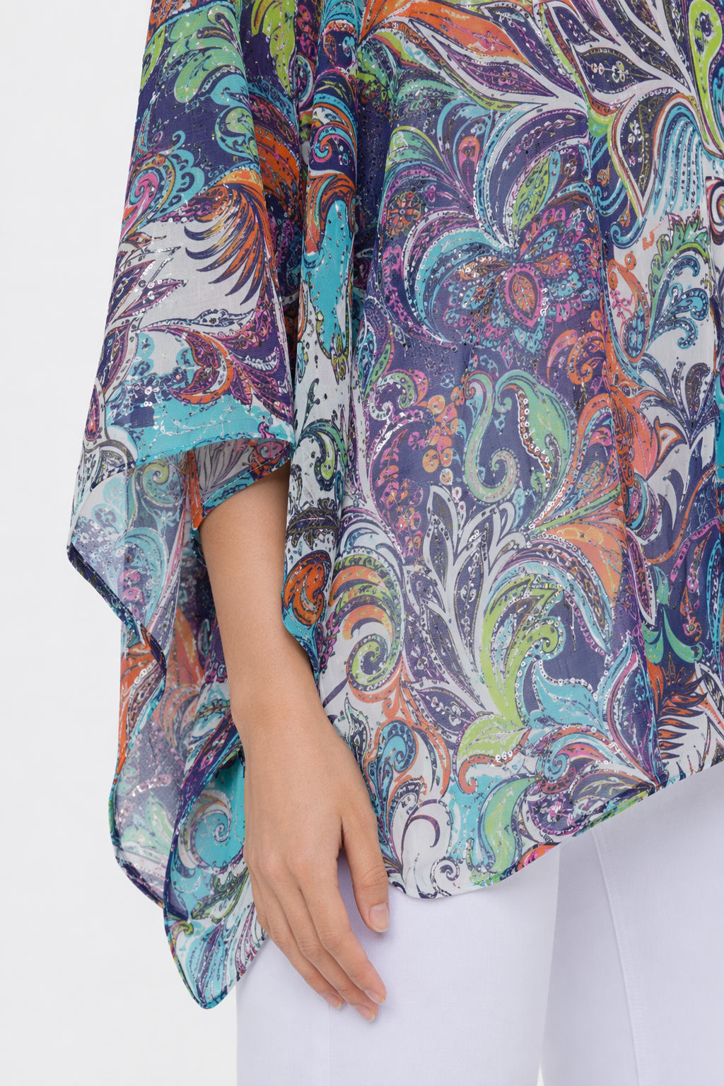 Floral Summer Tunic Top for Women Default