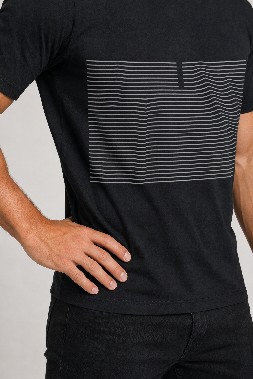 Horizontal Lines Men's Tee Default