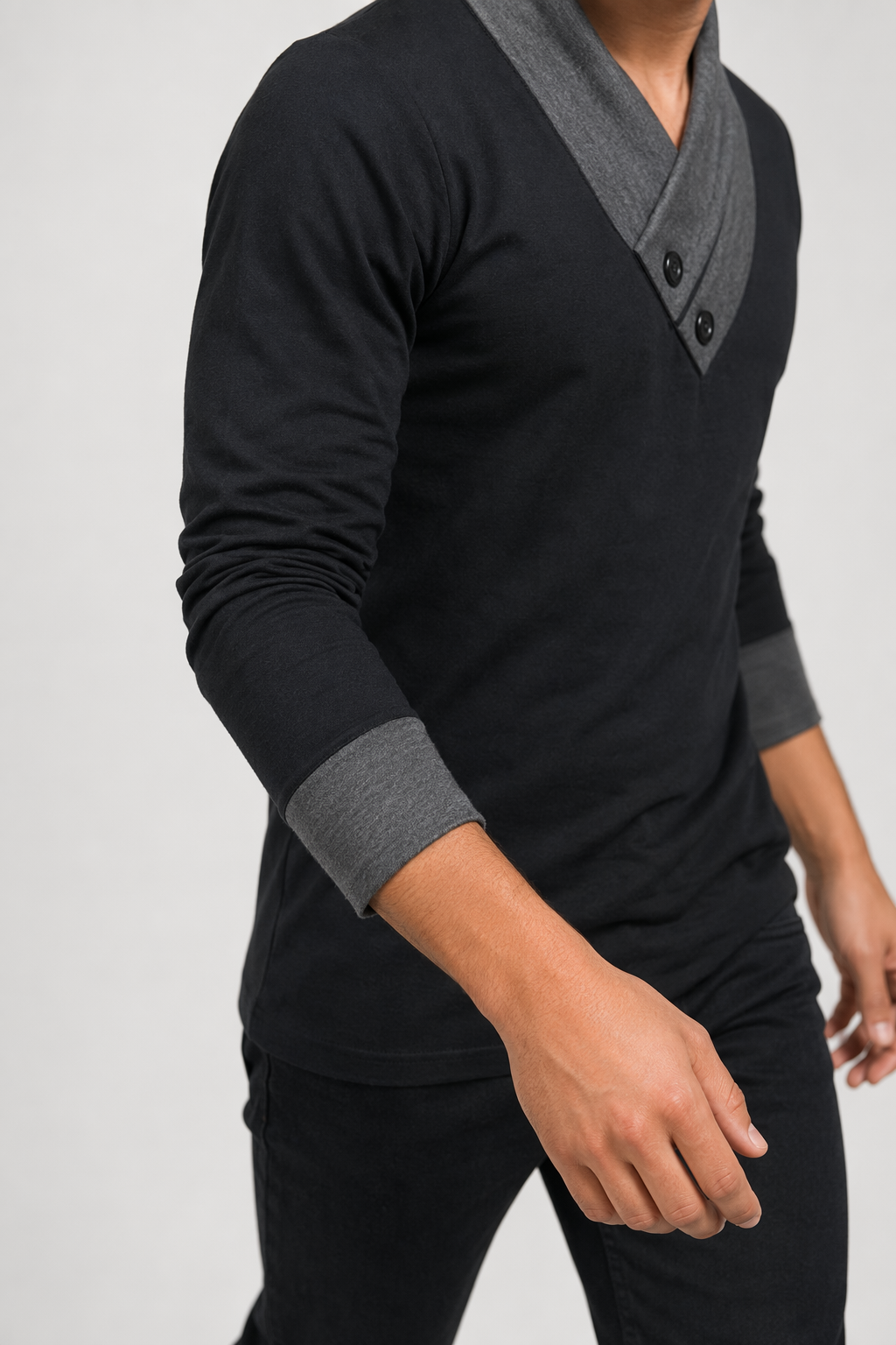 Streetwear Inspired Long Sleeve Men's Top Default