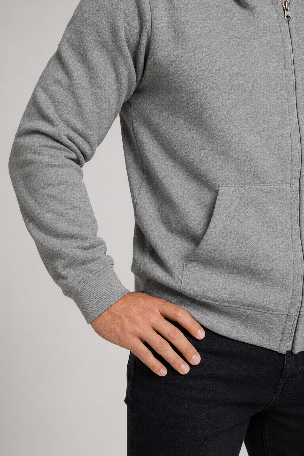 Football Themed Men's Zip-Up Hoodie Default