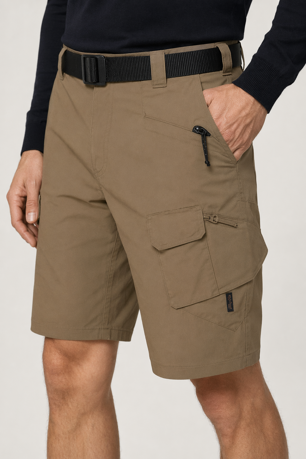 Efficient Outdoor Shorts for Men with Fast Drying Capability Brown