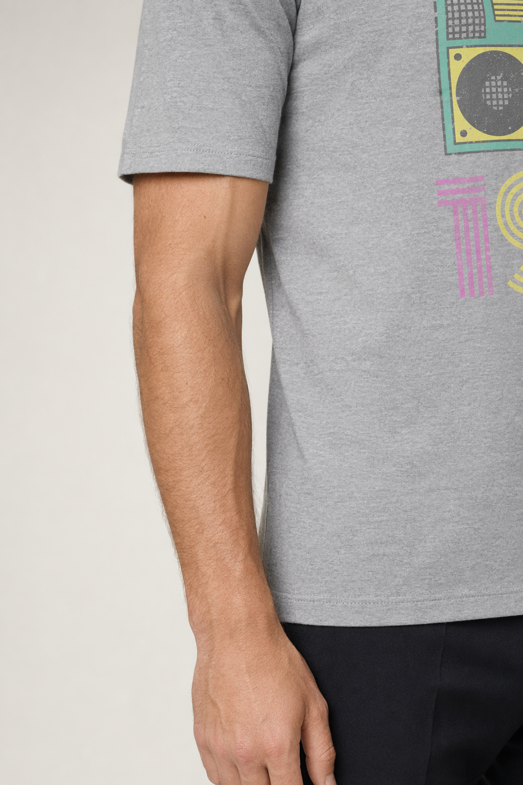 1978 Retro Style Men's T-Shirt Sport Grey