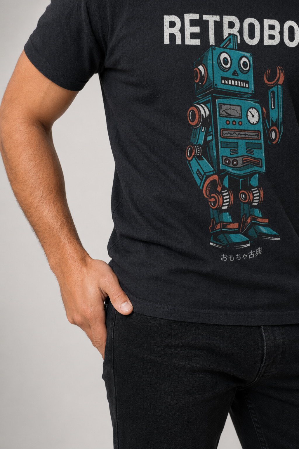 Vintage Men's Tee Shirt Black