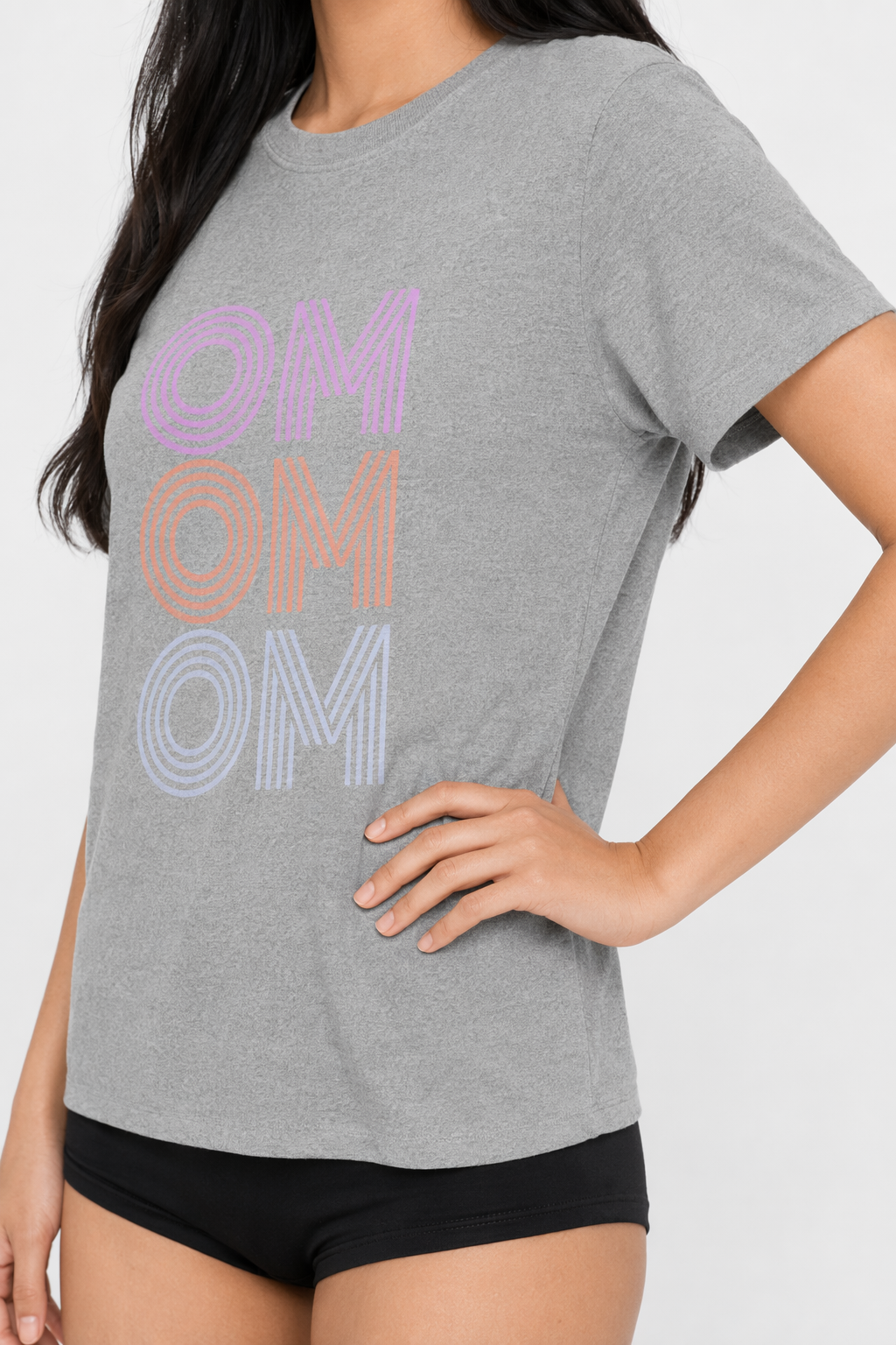 Yoga T-Shirt for Women - Empower Your Mind and Body with Style Sport Grey