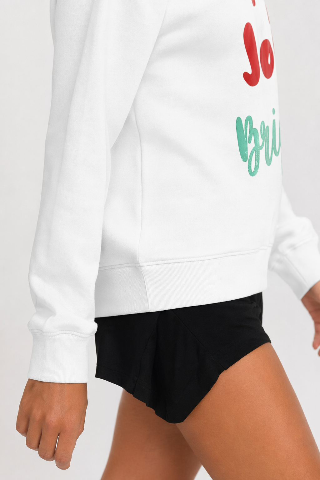 Women's Joyful and Vibrant Sweatshirt White