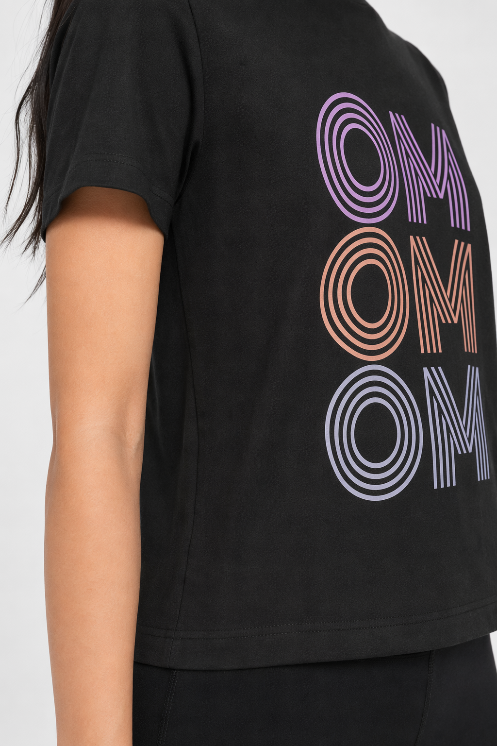 Yoga T-Shirt for Women - Empower Your Mind and Body with Style Black