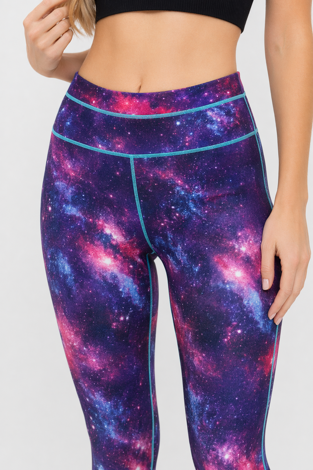Pink Galaxy Yoga Leggings Default