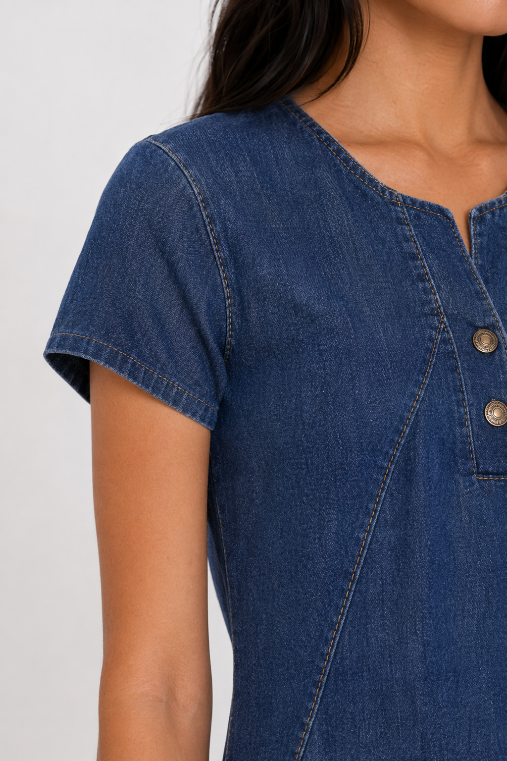 Denim Dress for Women: A Stylish One-Piece Option Default