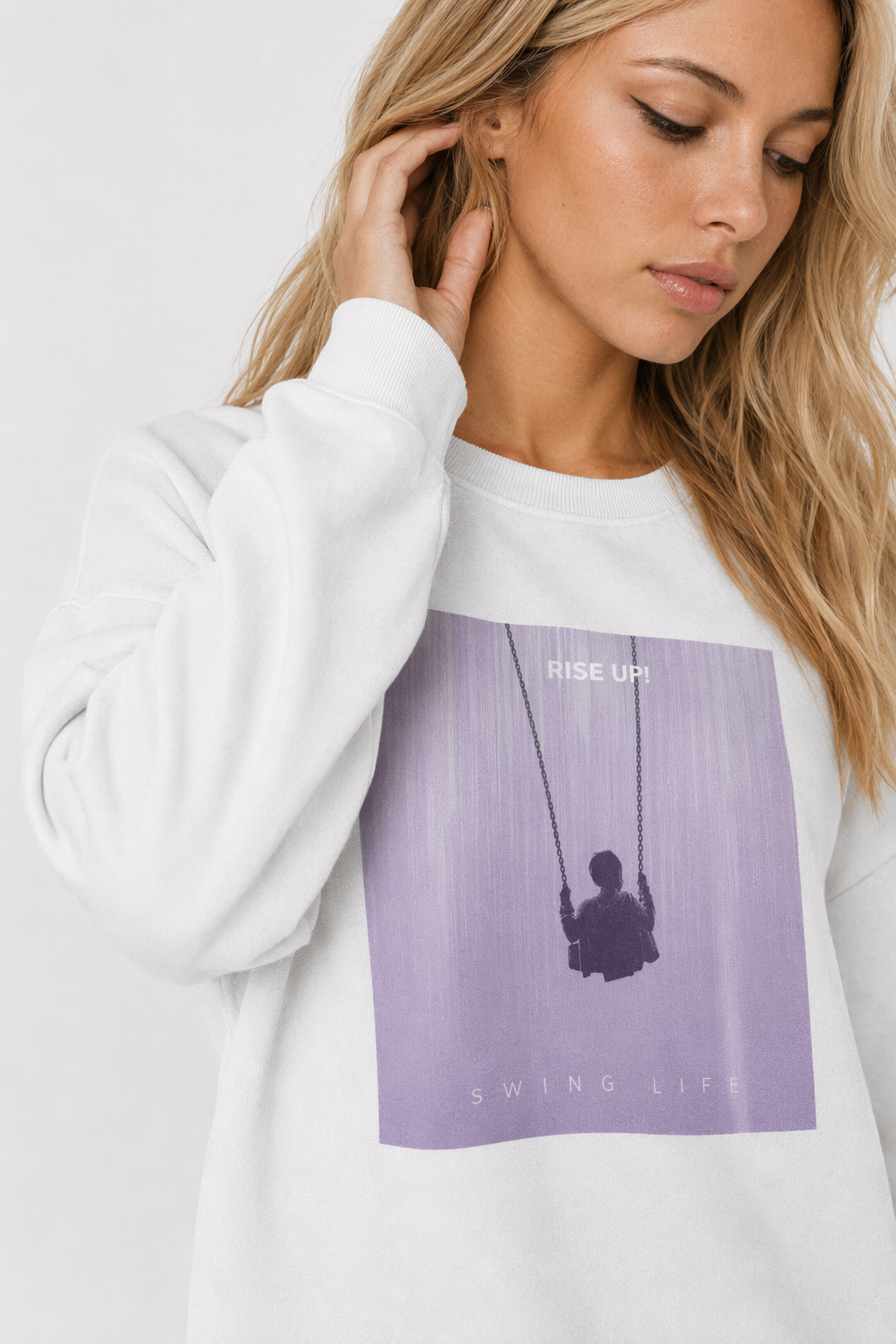 Purple Logo Sweatshirt for Women Default