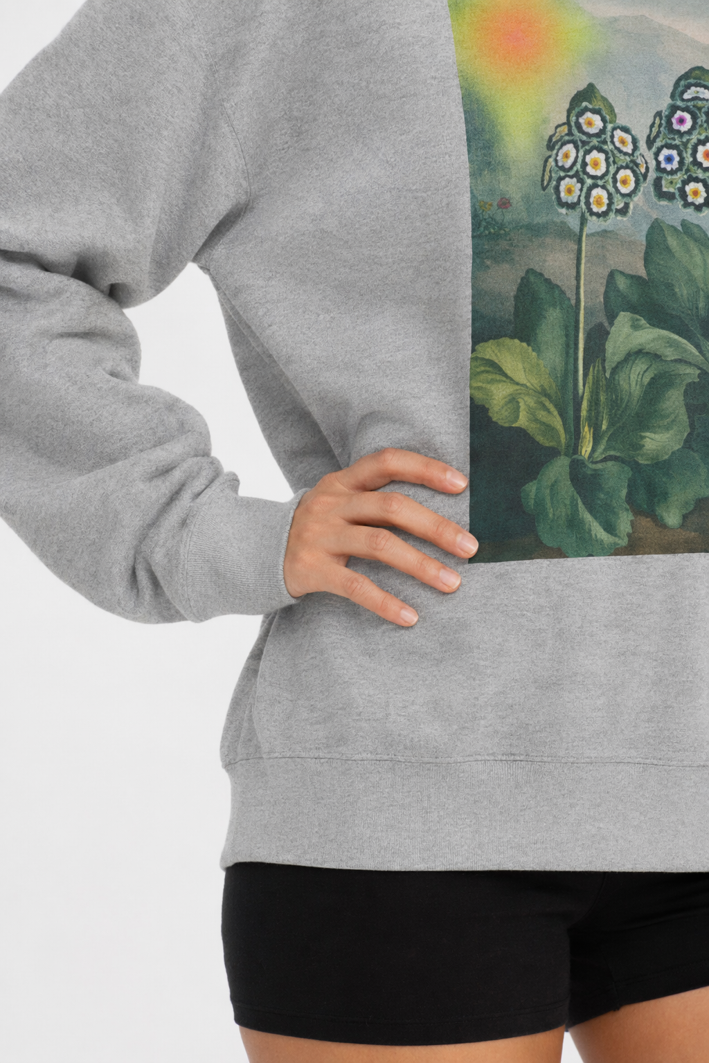 Majestic Botanical Women's Sweatshirt Sport Grey