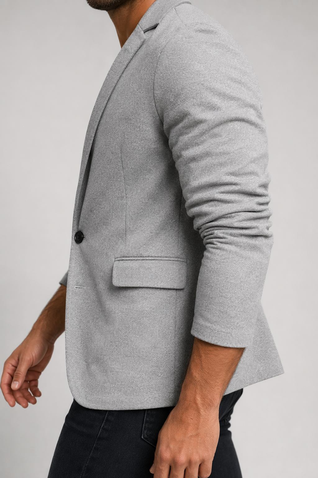 Casual Blazer for Men: Redefining Style with Ease Gray