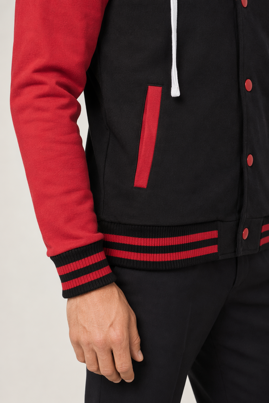 Sweatshirt featuring Different Colored Sleeves Default