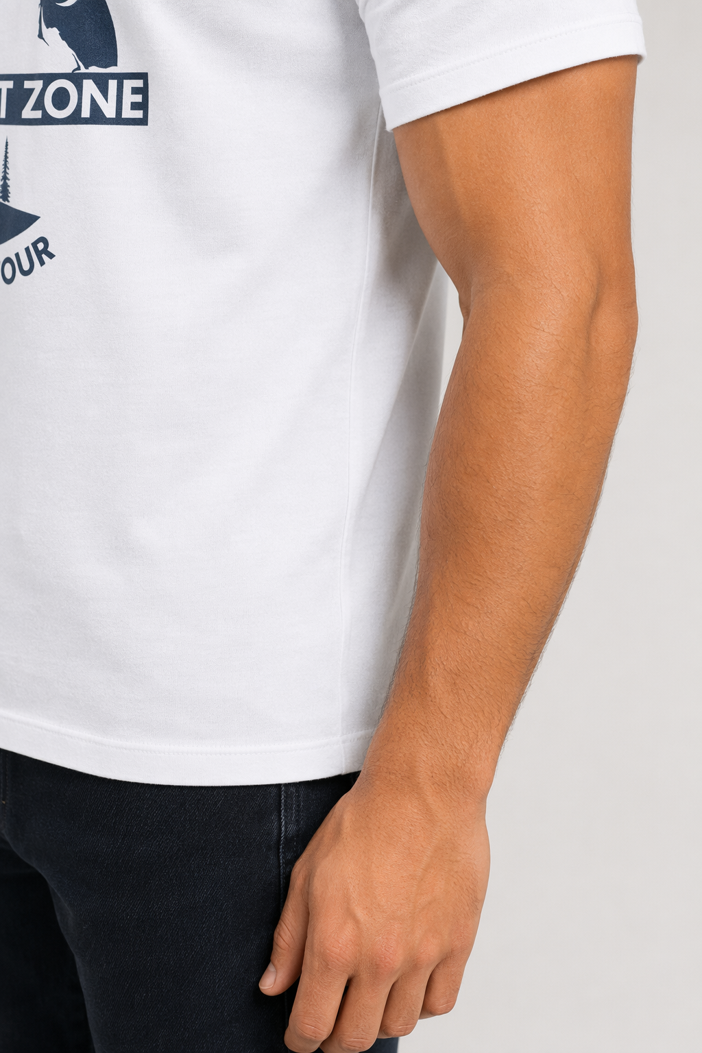 Comfort Zone Men's T-Shirt: Find Your Ultimate Comfort White
