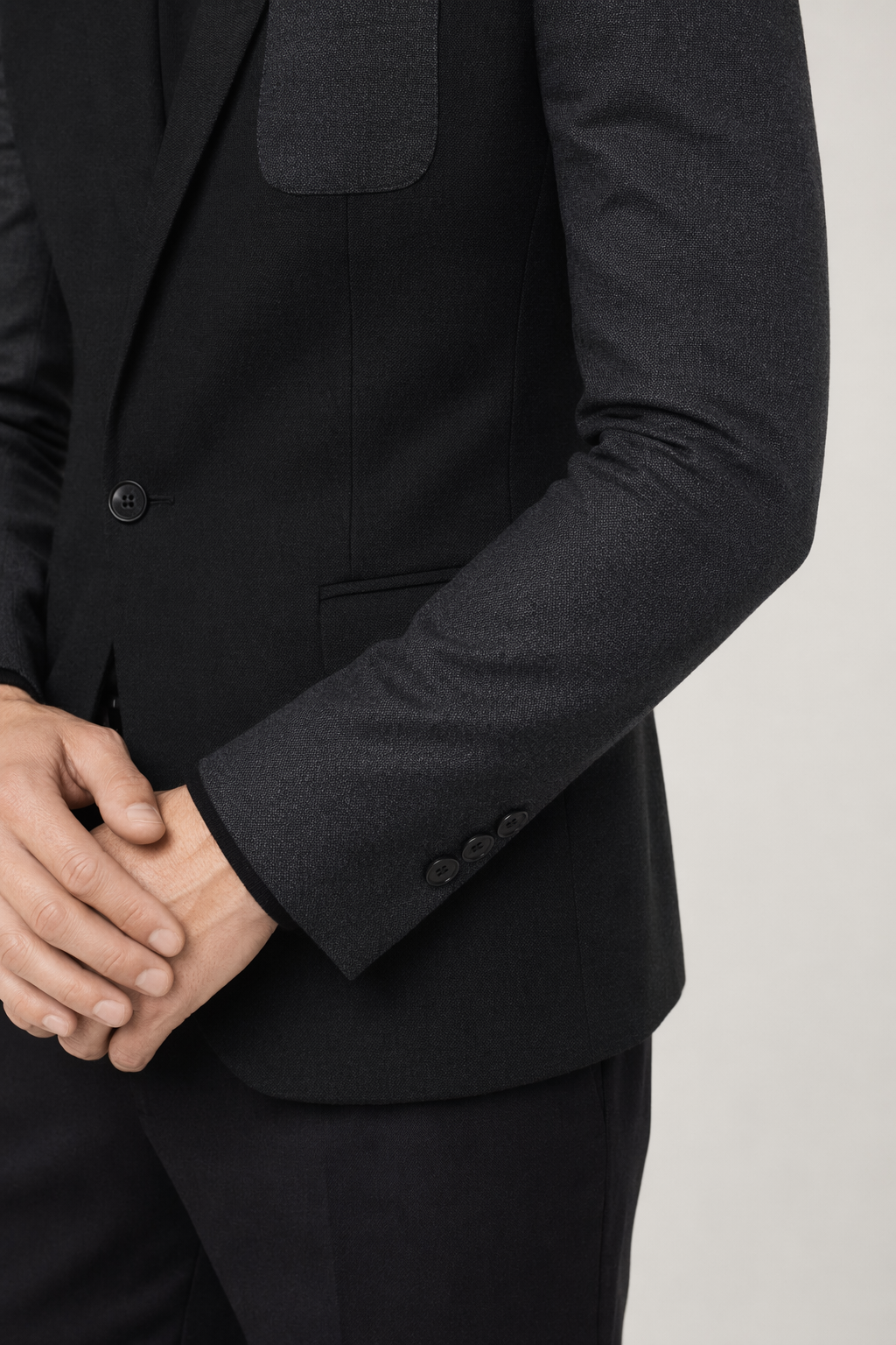 Slim Fit Two-Tone Casual Blazer for Men Default