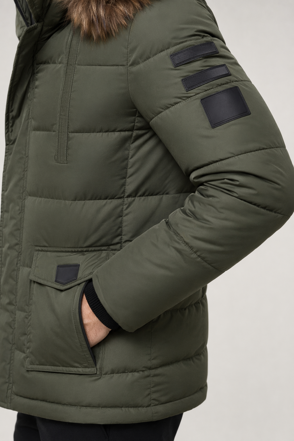 Winter Hooded Jacket for Men Default
