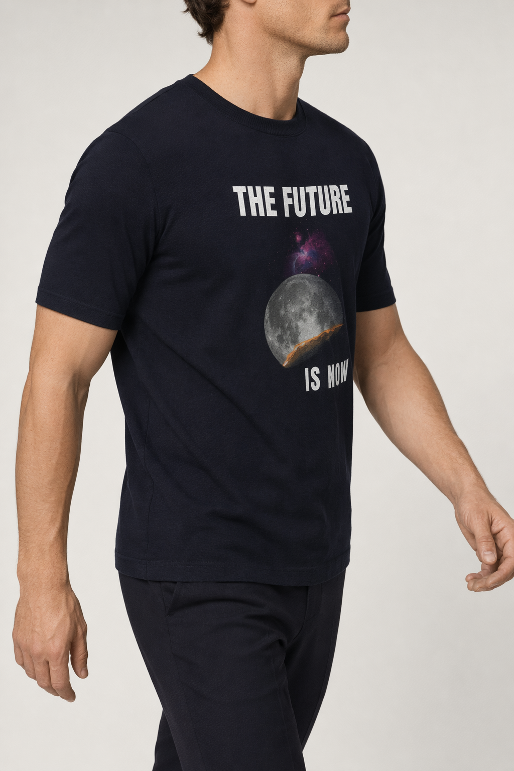 Men's Now or Never T-Shirt Navy