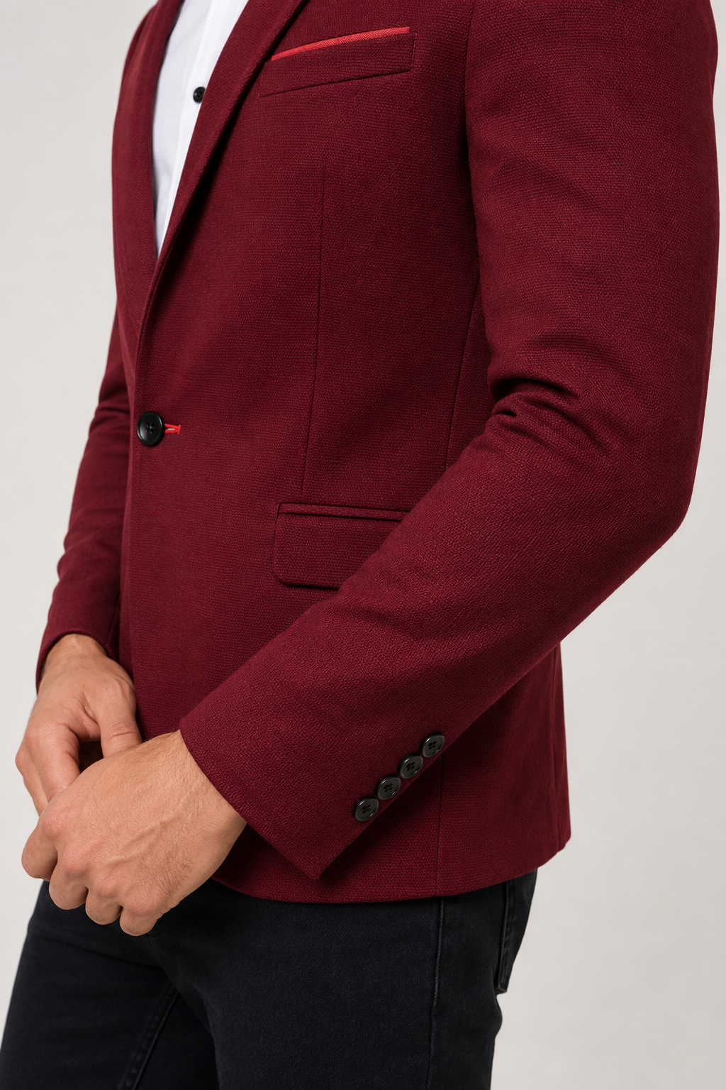 Casual Blazer for Men: Redefining Style with Ease Red